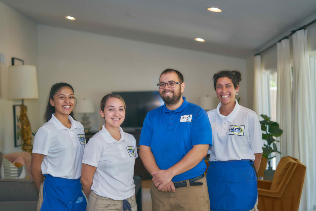 a picture of the cleaning crew of Jay's one stop cleaning services