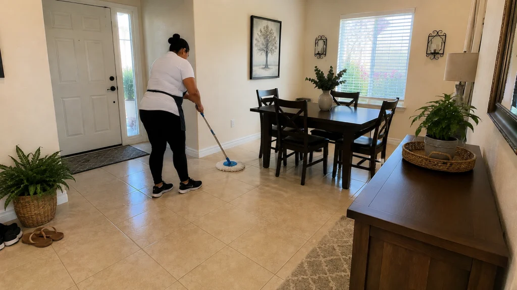 professional house cleaner