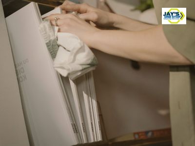 cleaning the bedroom