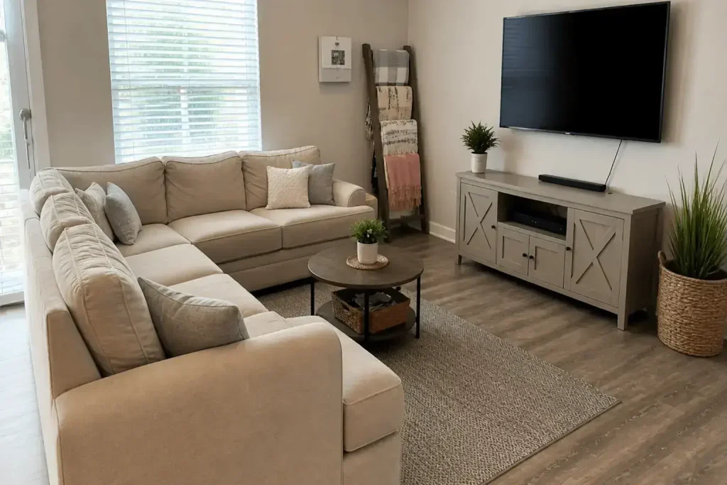 Vacation home cleaned by home cleaning services in Banning CA.