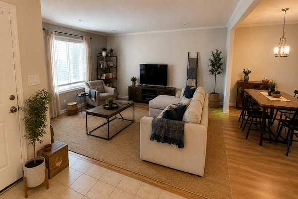 A home cleaned by professional house cleaning services in Morongo Valley, California.