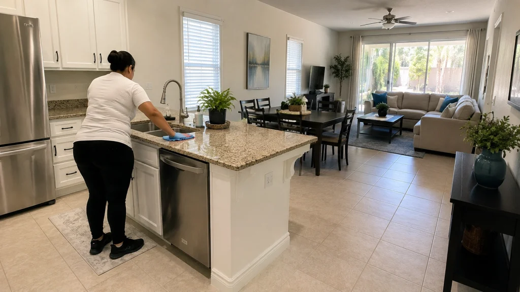 recurring house cleaning